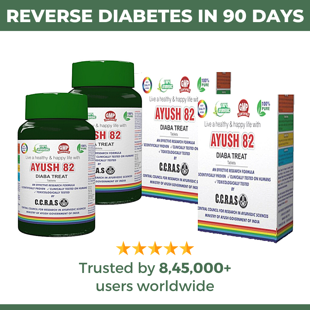 Ayush 82 DiabaTreat: Ayurvedic Medicine to Control Diabetes & Blood Sugar Level